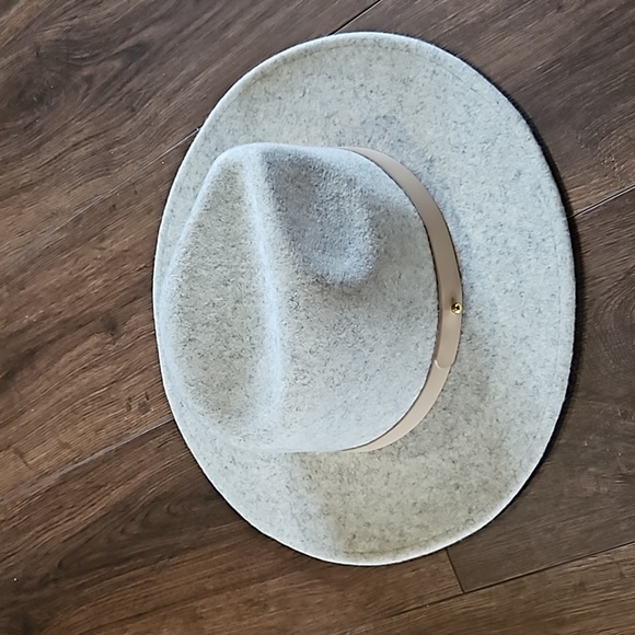 LACK OF COLOR THE MACK GREY FEDORA HAT SIZE 57CM (M) - Picture 8 of 17